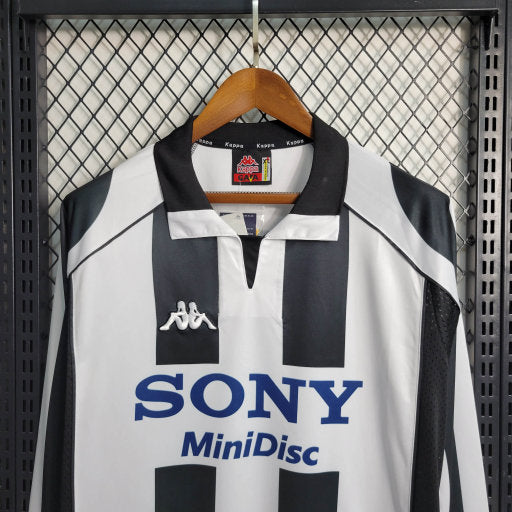 Juventus 97-98 Home Retrô Manga Longa