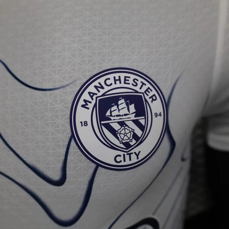 Camisa Manchester City White 24/25  - Versão Jogador