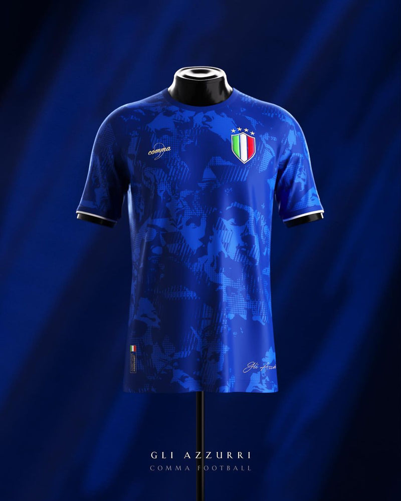 Camisa Itália Comma Football - Versão Torcedor