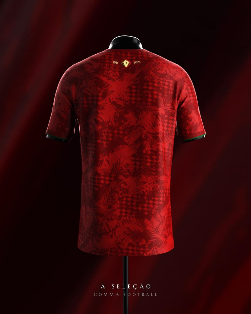 Camisa Portugal Comma Football - Versão Torcedor